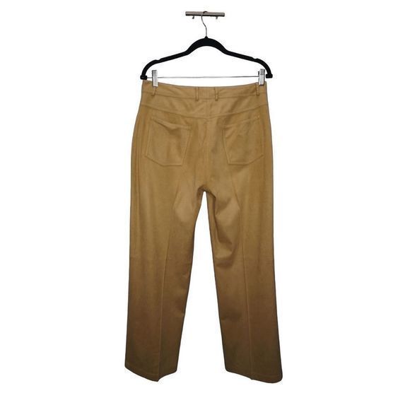 Women's Tan Suede Wide Leg‎ Dress Pants FA 05 GRP 1- Size 12 - Picture 3 of 9